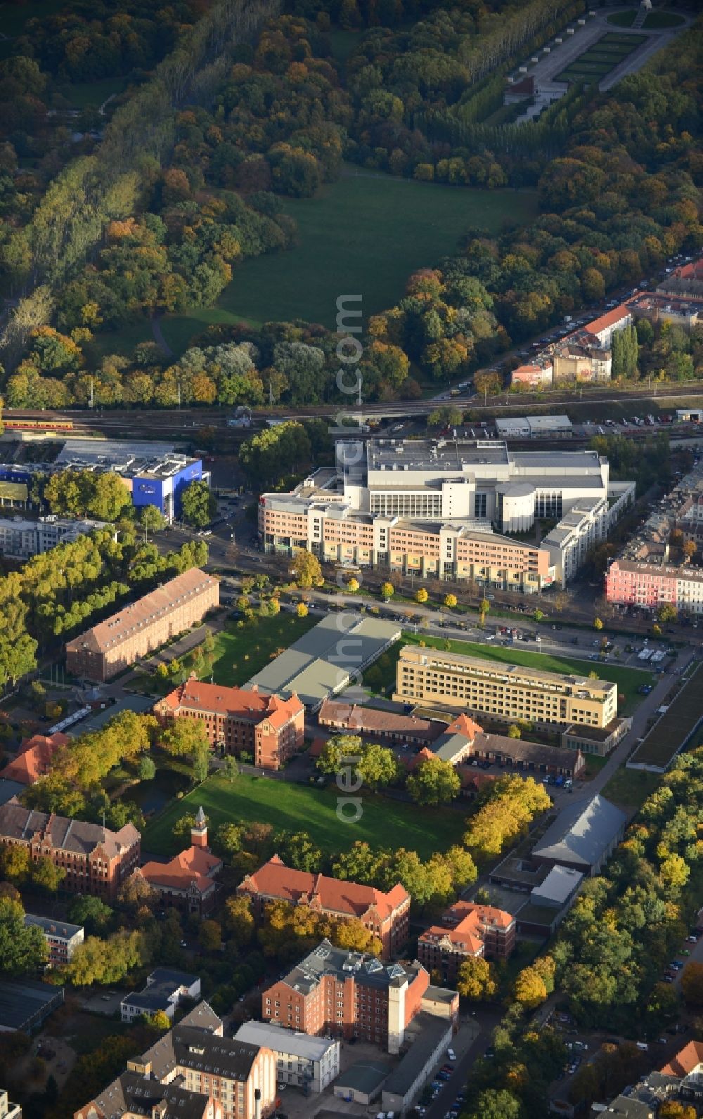 Berlin from the bird's eye view: Federal counterterrorism center in Berlin Treptow