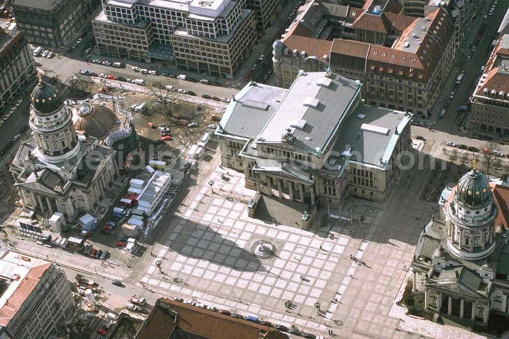 Aerial photograph Berlin - Gendarmenmarkt in Berlin-Mitte.