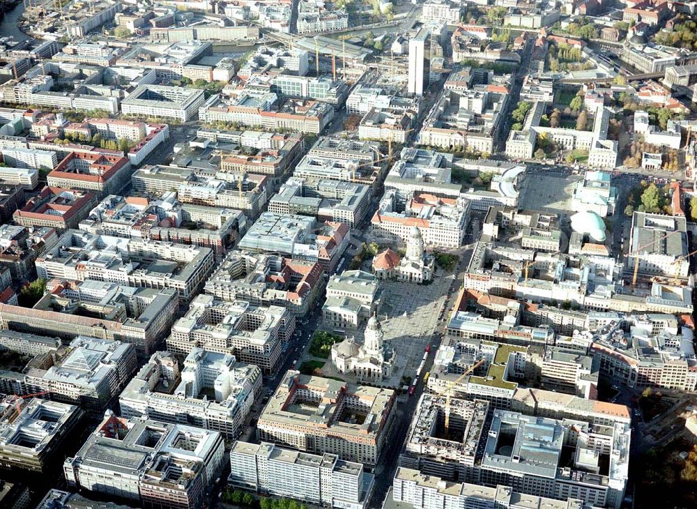 Aerial image Berlin - Gendarmenmarkt in Berlin - Mitte.