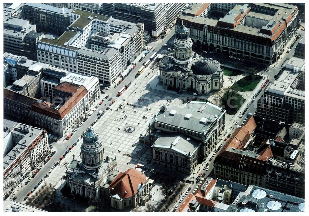 Aerial image Berlin - Gendarmenmarkt in Berlin - Mitte.