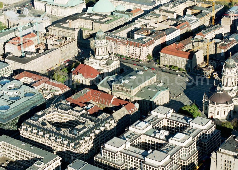 Aerial photograph Berlin - Gendarmenmarkt in Berlin-Mitte.