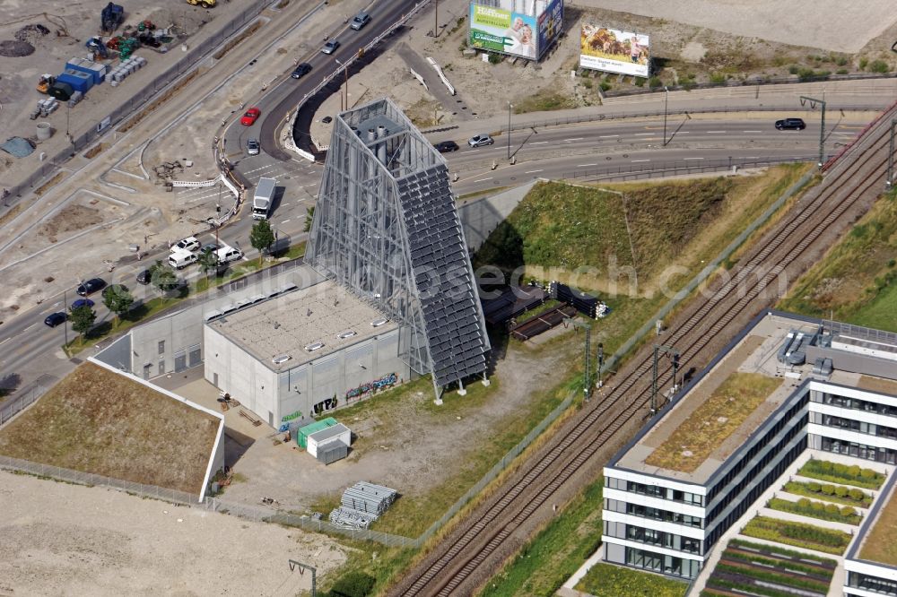 Aerial image München - Geothermal energy plant at the Bodenseestrasse in Germering Freiham, Bavaria