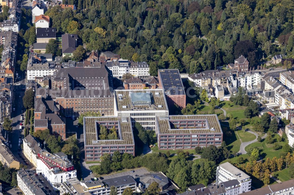 Aerial photograph Aachen - Court- Building complex of - Landgericht and Justizzentrum on Adalbertsteinweg in Aachen in the state North Rhine-Westphalia, Germany