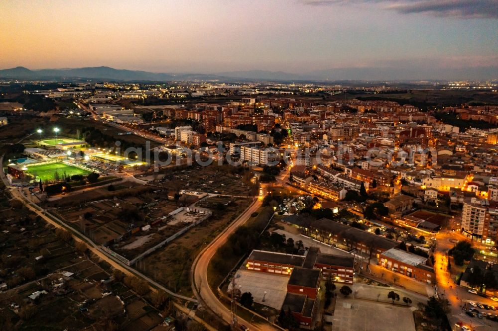 Aerial photograph Cerdanyola del Valles - City area with outside districts and inner city area in Cerdanyola del Valles in Catalunya - Katalonien, Spain