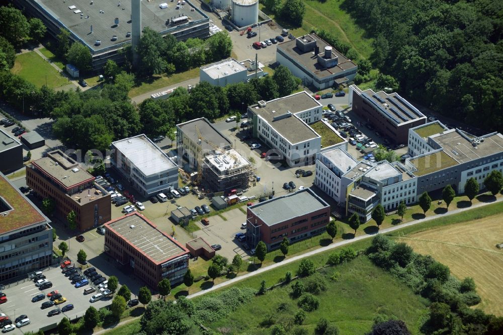 Aerial image Bochum - Commercial building of MARKUS GEROLD ENTERPRISE GROUP at the Konrad-Zuse-Strasse in Bochum in the state North Rhine-Westphalia