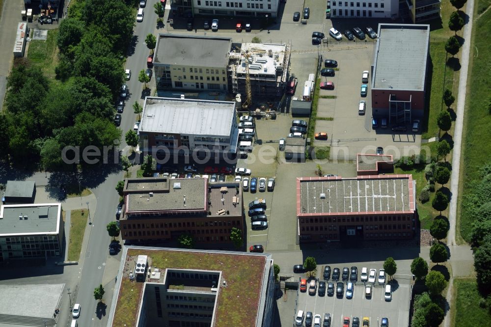 Aerial image Bochum - Commercial building of MARKUS GEROLD ENTERPRISE GROUP at the Lennershofstrasse in Bochum in the state North Rhine-Westphalia