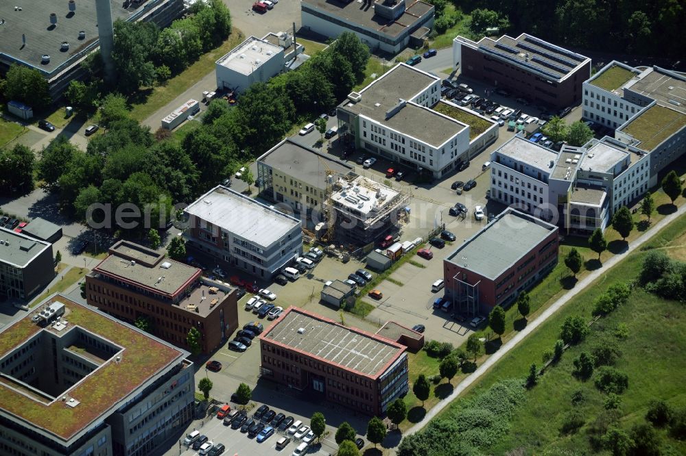 Bochum from above - Commercial building of MARKUS GEROLD ENTERPRISE GROUP at the Lennershofstrasse in Bochum in the state North Rhine-Westphalia