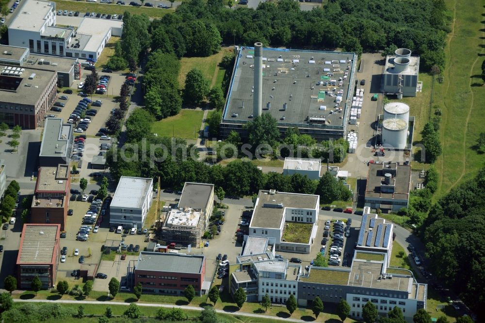 Aerial image Bochum - Commercial building of MARKUS GEROLD ENTERPRISE GROUP at the Lennershofstrasse in Bochum in the state North Rhine-Westphalia