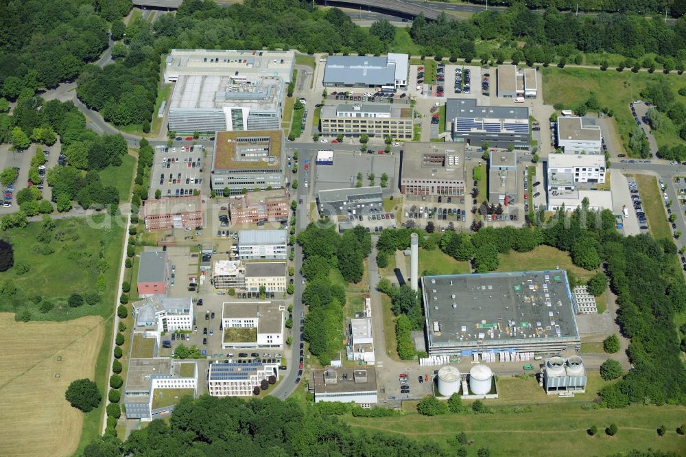 Aerial image Bochum - Commercial building of MARKUS GEROLD ENTERPRISE GROUP at the Lennershofstrasse in Bochum in the state North Rhine-Westphalia