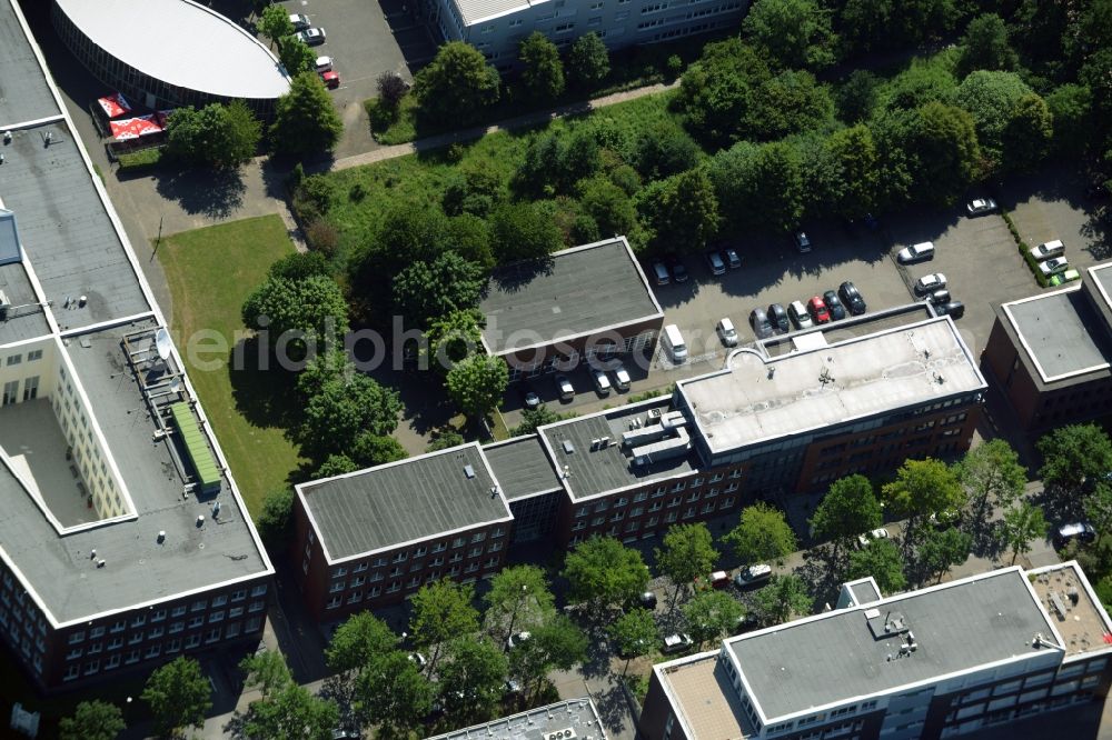 Dortmund from the bird's eye view: Commercial building of MARKUS GEROLD ENTERPRISE GROUP on Martin-Schmeisser-Weg in Dortmund in the state North Rhine-Westphalia