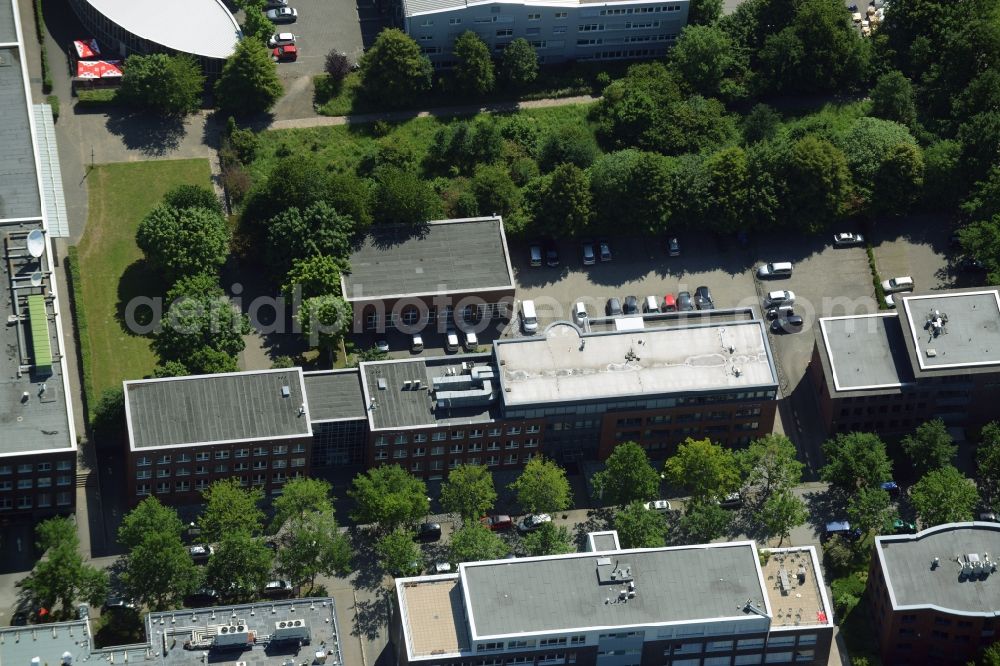 Aerial image Dortmund - Commercial building of MARKUS GEROLD ENTERPRISE GROUP on Martin-Schmeisser-Weg in Dortmund in the state North Rhine-Westphalia