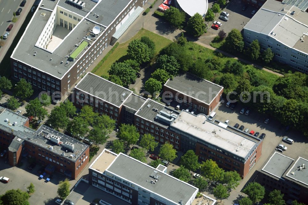 Dortmund from above - Commercial building of MARKUS GEROLD ENTERPRISE GROUP on Martin-Schmeisser-Weg in Dortmund in the state North Rhine-Westphalia