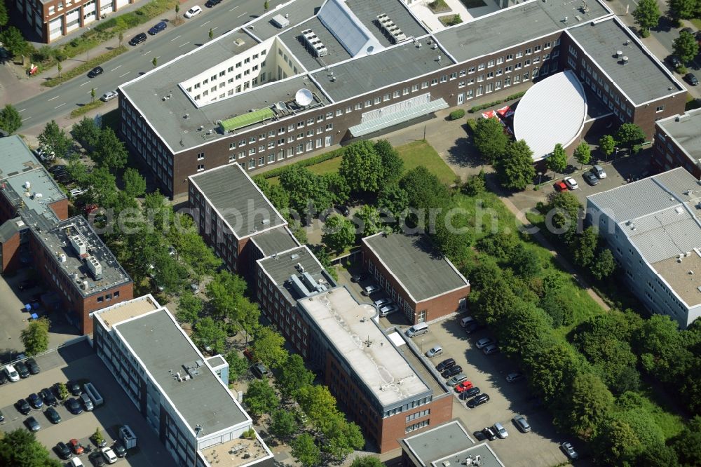 Aerial image Dortmund - Commercial building of MARKUS GEROLD ENTERPRISE GROUP on Martin-Schmeisser-Weg in Dortmund in the state North Rhine-Westphalia