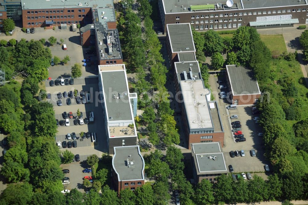 Aerial photograph Dortmund - Commercial building of MARKUS GEROLD ENTERPRISE GROUP on Martin-Schmeisser-Weg in Dortmund in the state North Rhine-Westphalia