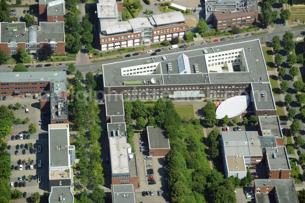 Dortmund from above - Commercial building of MARKUS GEROLD ENTERPRISE GROUP on Martin-Schmeisser-Weg in Dortmund in the state North Rhine-Westphalia