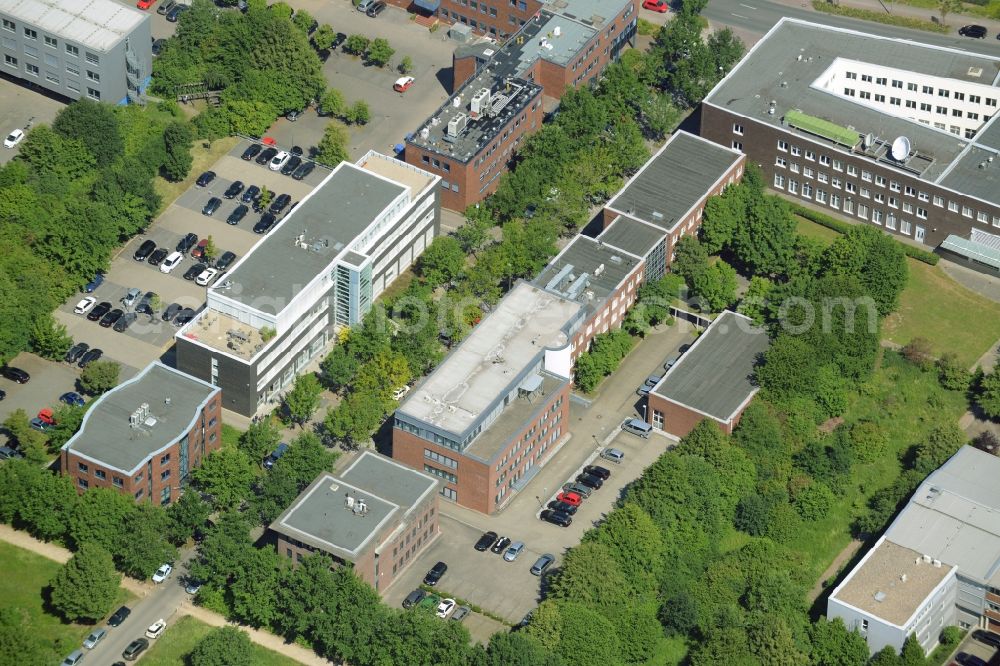 Dortmund from the bird's eye view: Commercial building of MARKUS GEROLD ENTERPRISE GROUP on Martin-Schmeisser-Weg in Dortmund in the state North Rhine-Westphalia