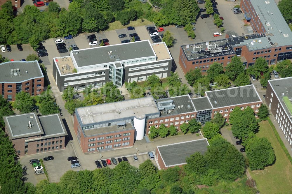 Dortmund from the bird's eye view: Commercial building of MARKUS GEROLD ENTERPRISE GROUP on Martin-Schmeisser-Weg in Dortmund in the state North Rhine-Westphalia