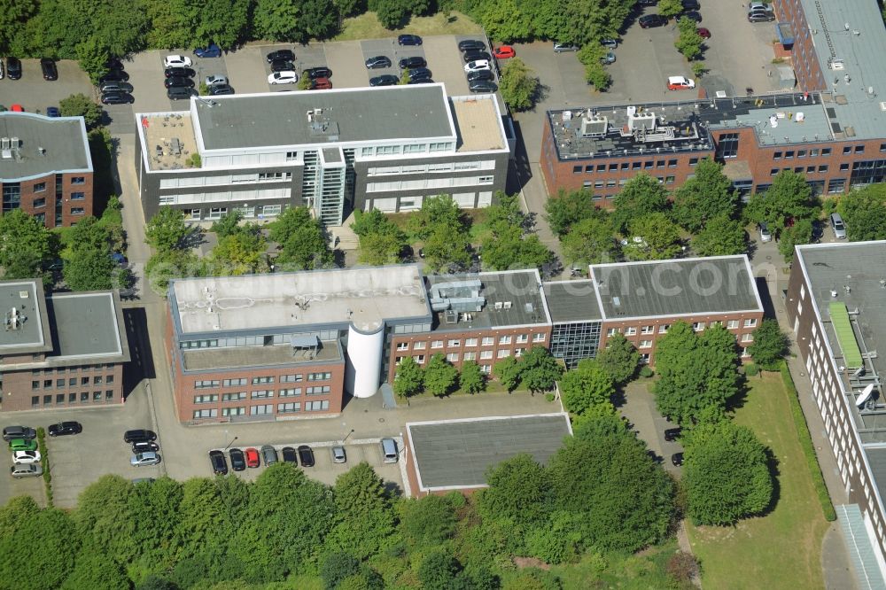 Aerial image Dortmund - Commercial building of MARKUS GEROLD ENTERPRISE GROUP on Martin-Schmeisser-Weg in Dortmund in the state North Rhine-Westphalia