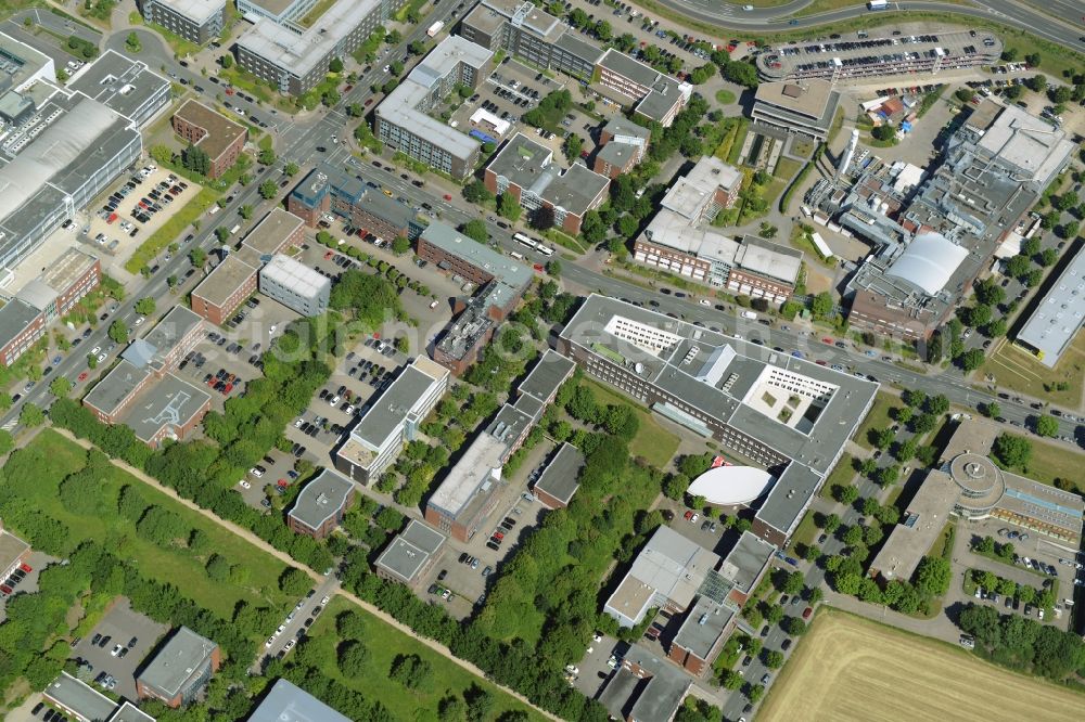 Dortmund from the bird's eye view: Commercial building of MARKUS GEROLD ENTERPRISE GROUP on Martin-Schmeisser-Weg in Dortmund in the state North Rhine-Westphalia