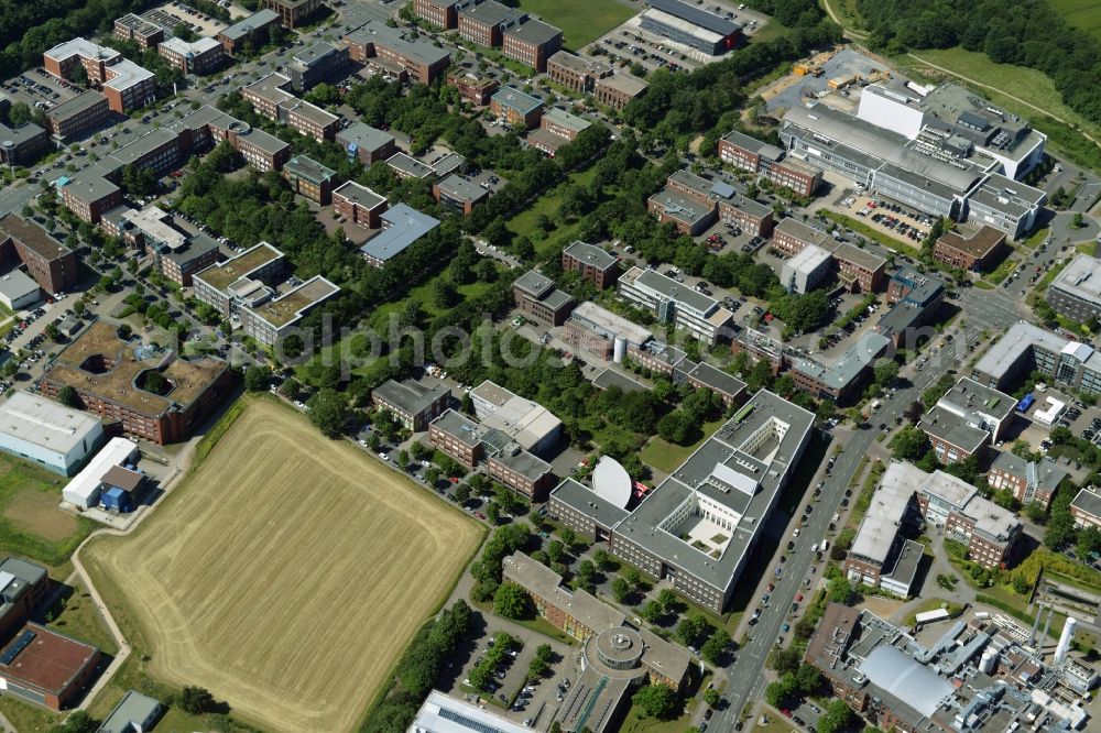 Aerial photograph Dortmund - Commercial building of MARKUS GEROLD ENTERPRISE GROUP on Martin-Schmeisser-Weg in Dortmund in the state North Rhine-Westphalia