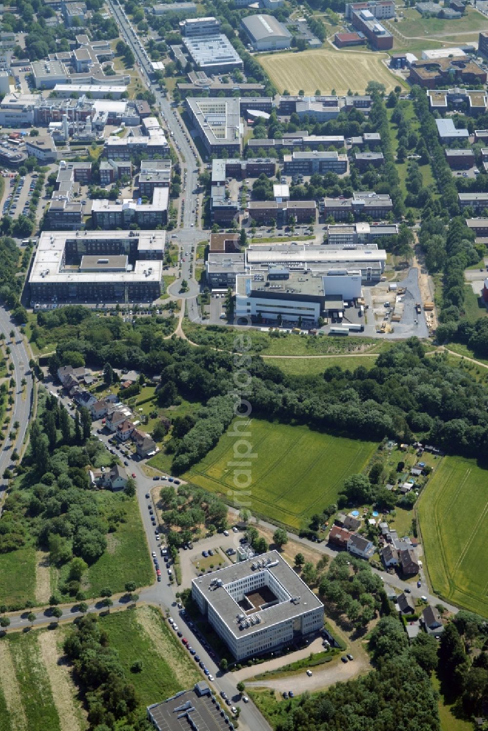 Dortmund from above - Commercial building of MARKUS GEROLD ENTERPRISE GROUP on Sebrathweg in Dortmund in the state North Rhine-Westphalia