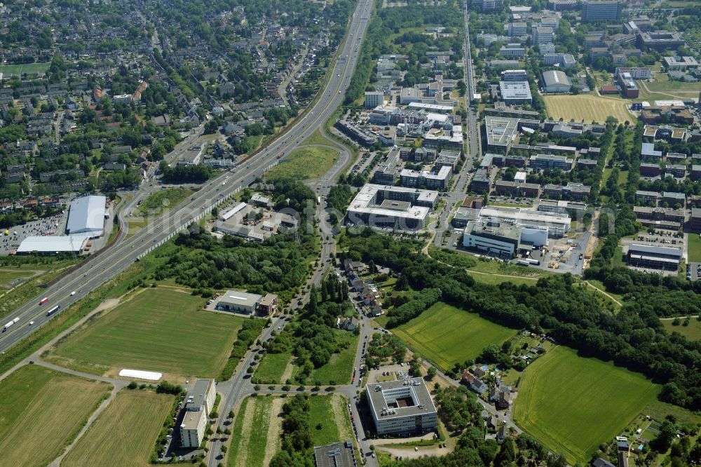 Dortmund from the bird's eye view: Commercial building of MARKUS GEROLD ENTERPRISE GROUP on Sebrathweg in Dortmund in the state North Rhine-Westphalia