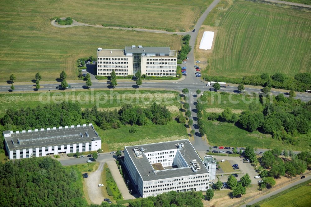 Dortmund from above - Commercial building of MARKUS GEROLD ENTERPRISE GROUP on Sebrathweg in Dortmund in the state North Rhine-Westphalia