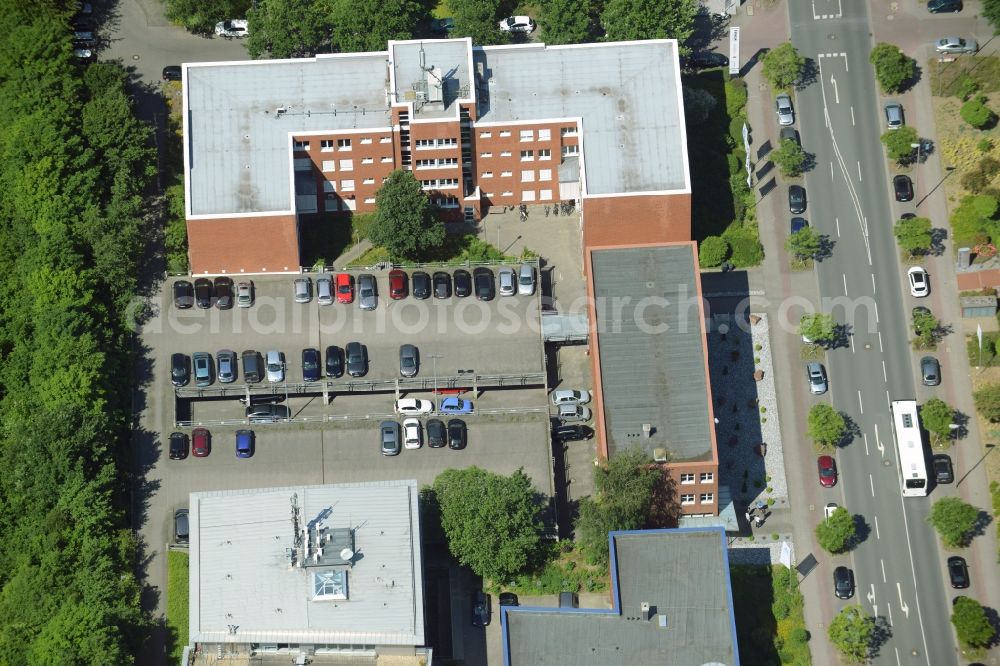 Aerial image Dortmund - Commercial building of MARKUS GEROLD ENTERPRISE GROUP on Otto-Hahn-Strasse in Dortmund in the state North Rhine-Westphalia