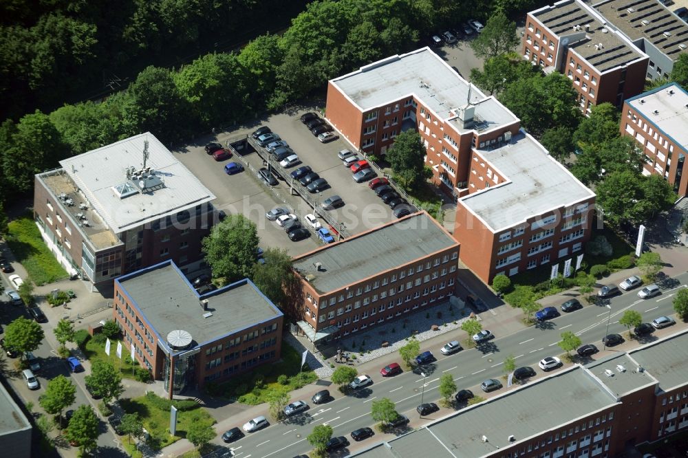 Dortmund from above - Commercial building of MARKUS GEROLD ENTERPRISE GROUP on Otto-Hahn-Strasse in Dortmund in the state North Rhine-Westphalia