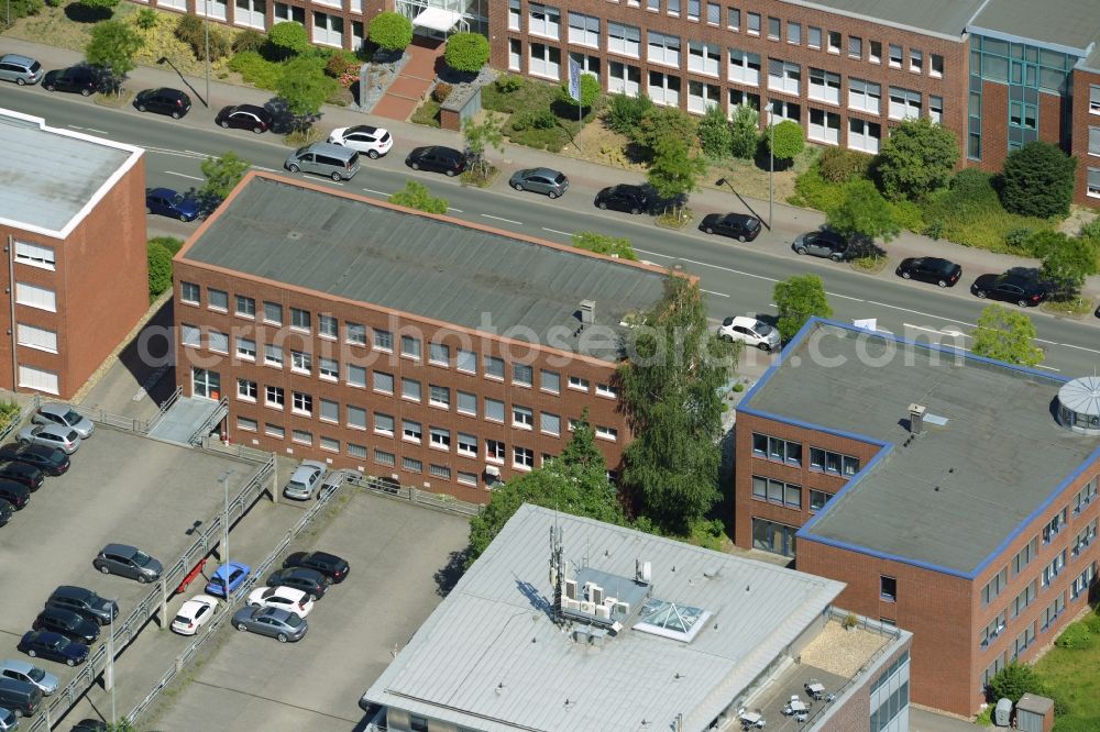 Aerial image Dortmund - Commercial building of MARKUS GEROLD ENTERPRISE GROUP on Otto-Hahn-Strasse in Dortmund in the state North Rhine-Westphalia