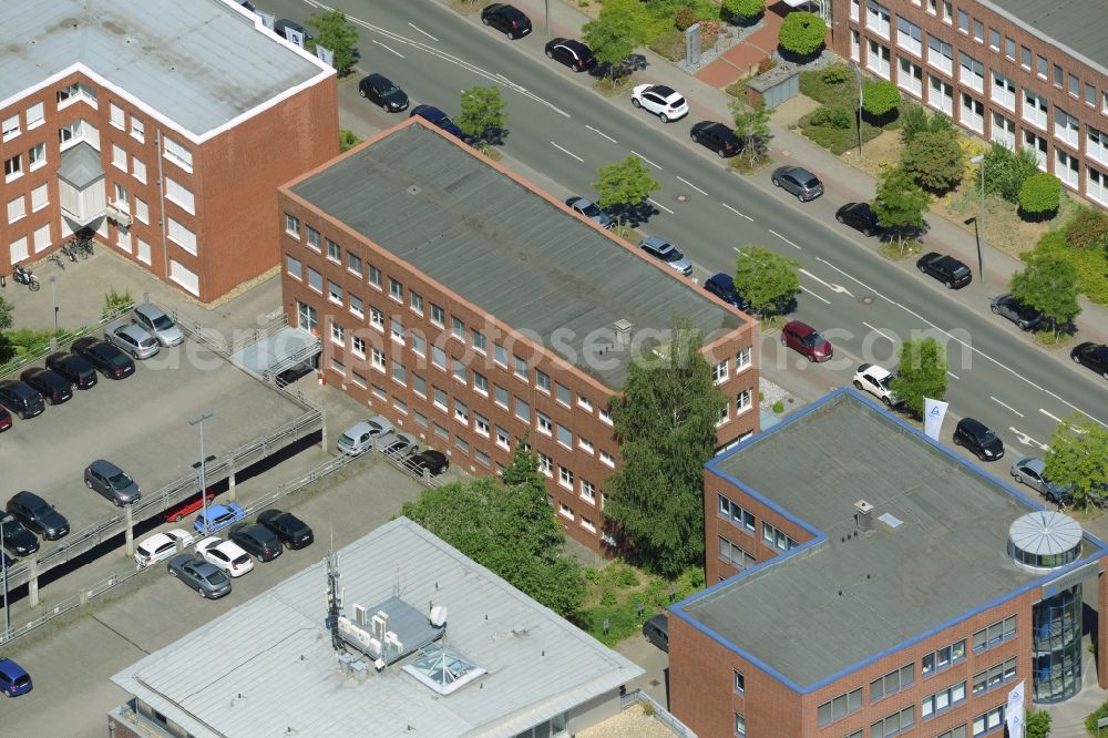 Aerial photograph Dortmund - Commercial building of MARKUS GEROLD ENTERPRISE GROUP on Otto-Hahn-Strasse in Dortmund in the state North Rhine-Westphalia