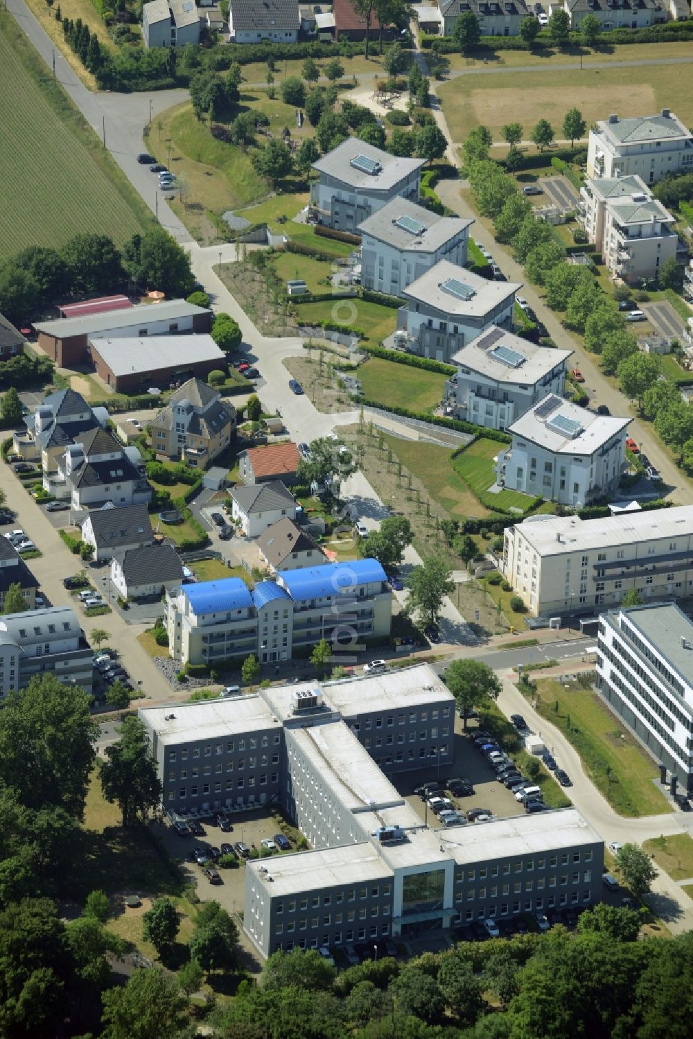 Aerial photograph Dortmund - Commercial building of MARKUS GEROLD ENTERPRISE GROUP on Stockholmer Allee in Dortmund in the state North Rhine-Westphalia