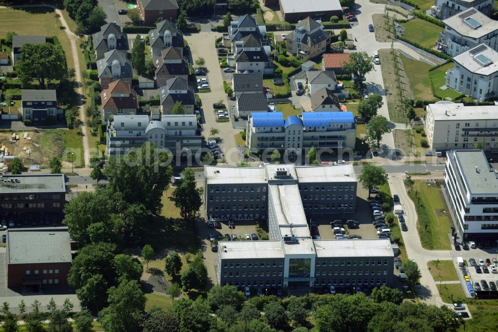 Dortmund from the bird's eye view: Commercial building of MARKUS GEROLD ENTERPRISE GROUP on Stockholmer Allee in Dortmund in the state North Rhine-Westphalia