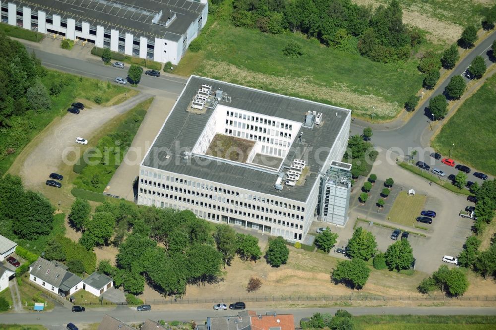 Aerial photograph Dortmund - Commercial building of MARKUS GEROLD ENTERPRISE GROUP on Sebrathweg in Dortmund in the state North Rhine-Westphalia