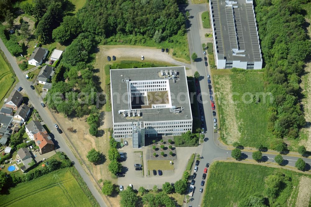 Dortmund from above - Commercial building of MARKUS GEROLD ENTERPRISE GROUP on Sebrathweg in Dortmund in the state North Rhine-Westphalia