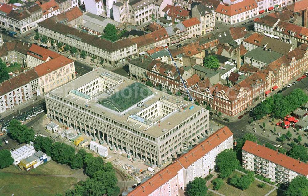 Aerial image Potsdam - Geschäftshausbau am Holländerviertel in Potsdam.