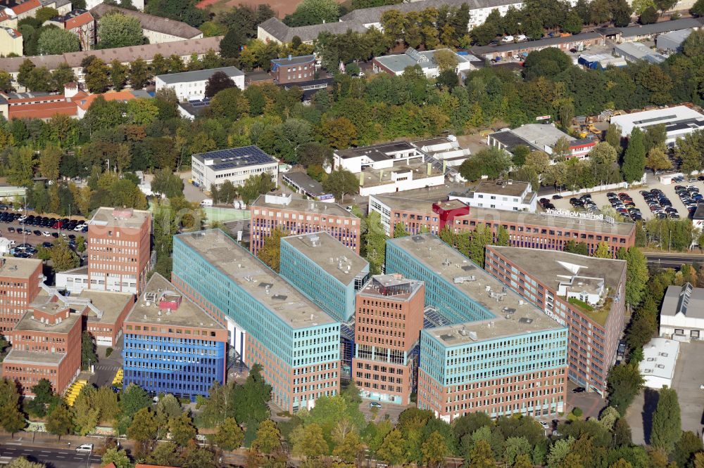 Aerial photograph Berlin - Business House ensemble at Wittestrasse in the district Tegel in Berlin, Germany