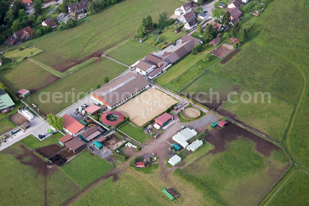 Dobel from the bird's eye view: Gestuet Dobel in Dobel in the state Baden-Wuerttemberg