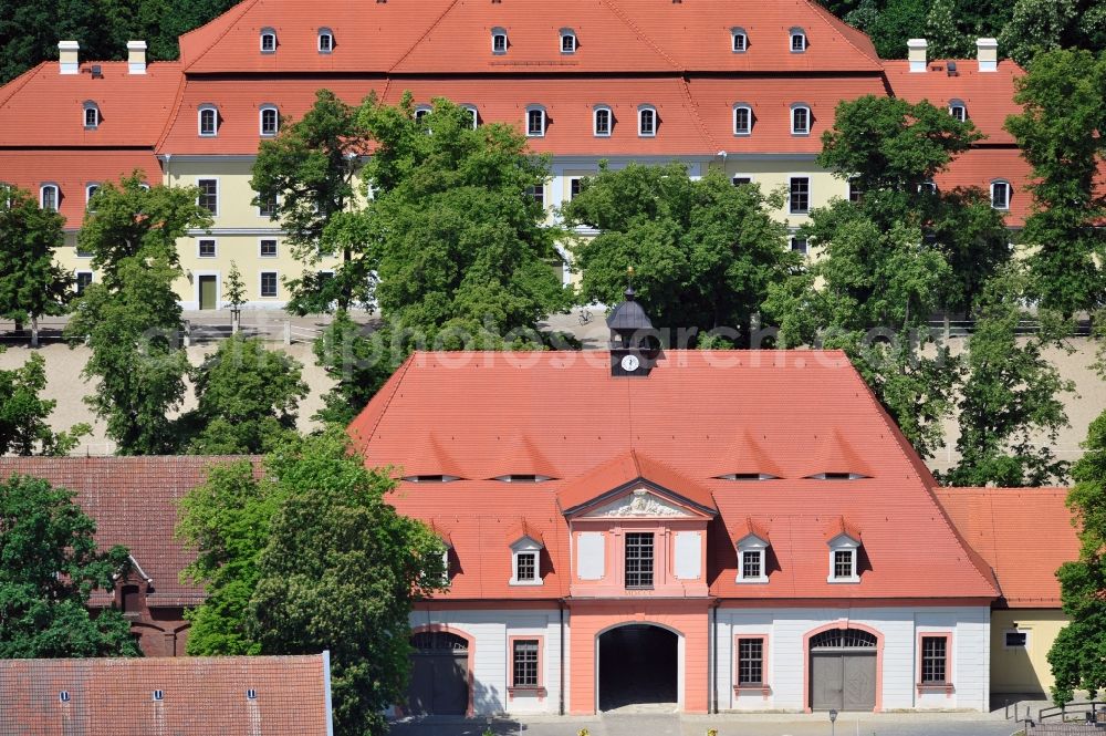 Aerial photograph Torgau - Stud farm Graditz in the district resp. village Graditz in the state Saxony