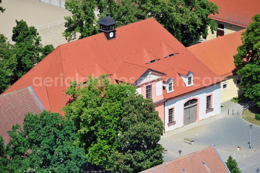 Torgau from the bird's eye view: Stud farm Graditz in the district resp. village Graditz in the state Saxony