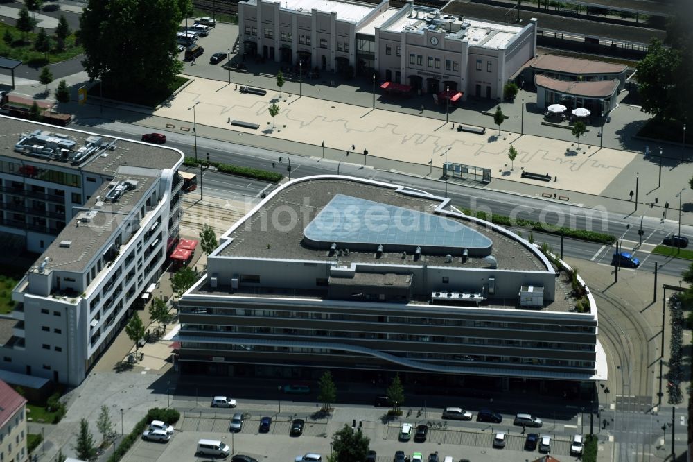 Aerial image Brandenburg an der Havel - Health and medical center Gesundheitszentrum RECURA GmbH MVZ An Der Havel on Johonn-Carl-Sybel-Strasse in Brandenburg an der Havel in the state Brandenburg, Germany