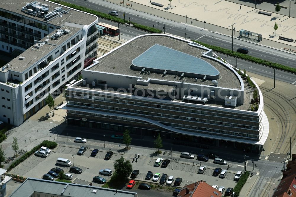 Aerial photograph Brandenburg an der Havel - Health and medical center Gesundheitszentrum RECURA GmbH MVZ An Der Havel on Johonn-Carl-Sybel-Strasse in Brandenburg an der Havel in the state Brandenburg, Germany