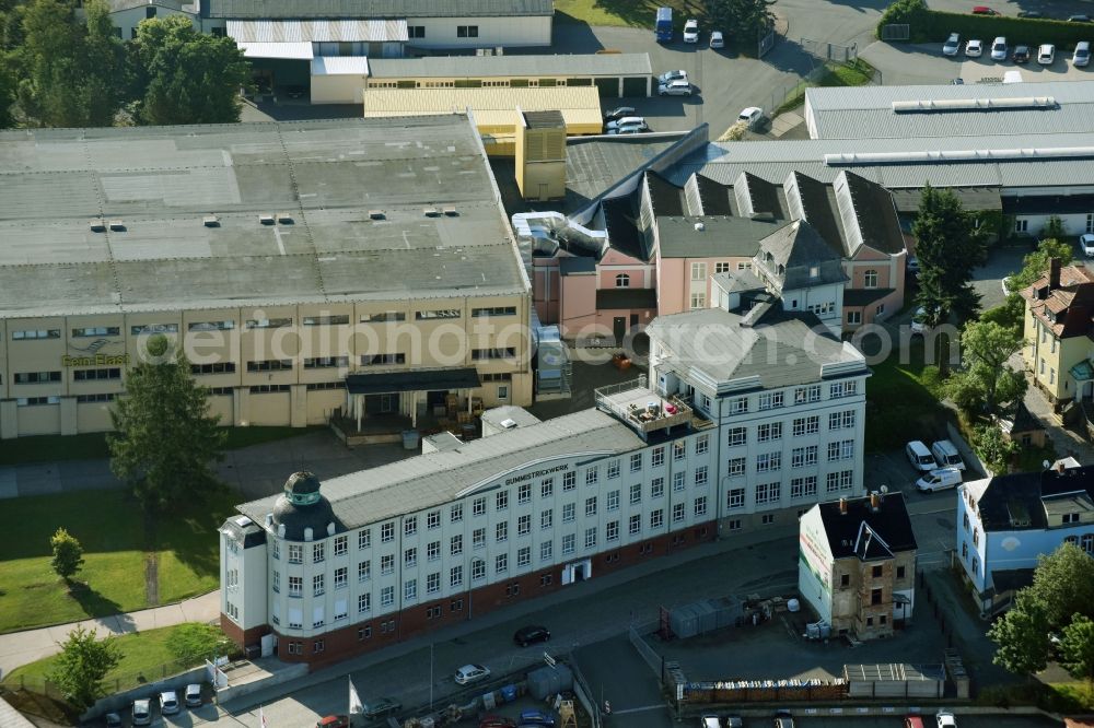 Aerial image Zeulenroda-Triebes - Health and medical center on Greizer Strasse in Zeulenroda-Triebes in the state Thuringia, Germany