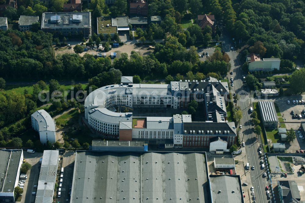 Berlin from above - Health and medical center on Herzbergstrasse in Berlin Lichtenberg in the state Berlin, Germany