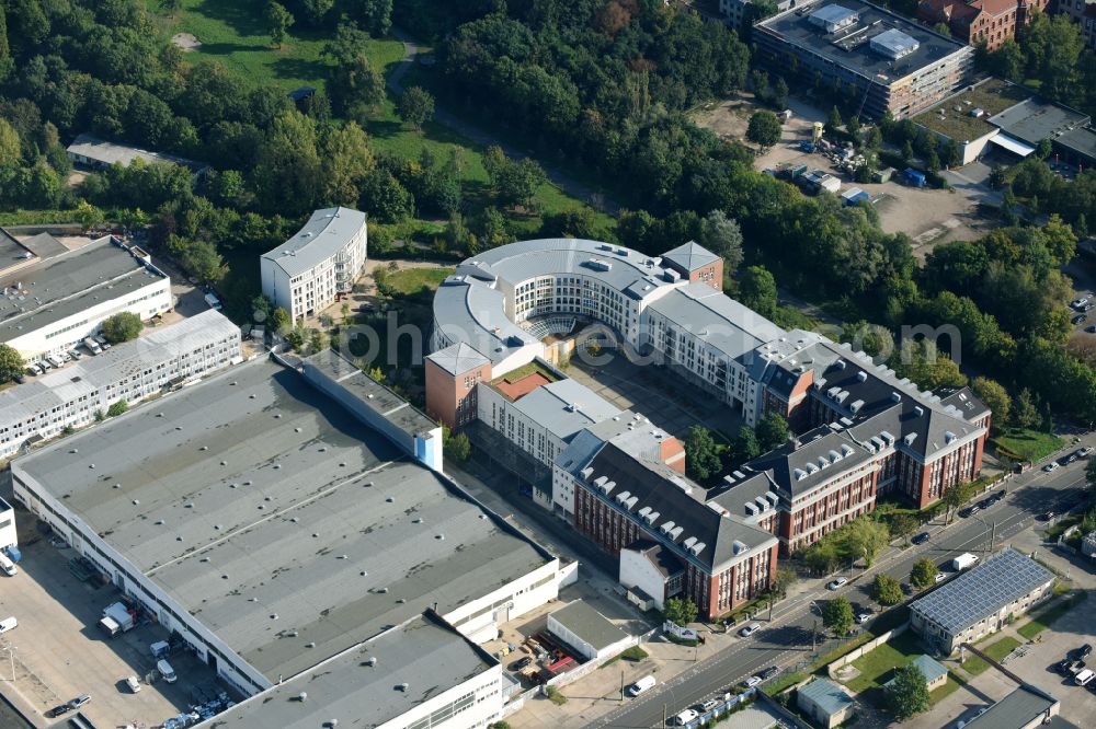 Aerial image Berlin - Health and medical center on Herzbergstrasse in Berlin Lichtenberg in the state Berlin, Germany