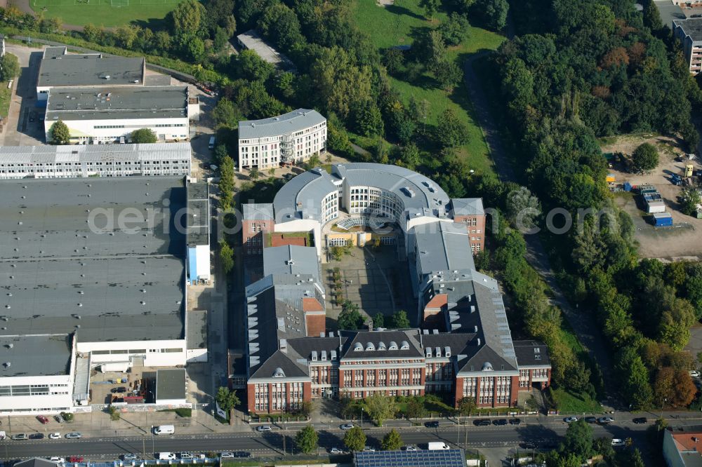 Berlin from above - Health and medical center on Herzbergstrasse in Berlin Lichtenberg in the state Berlin, Germany