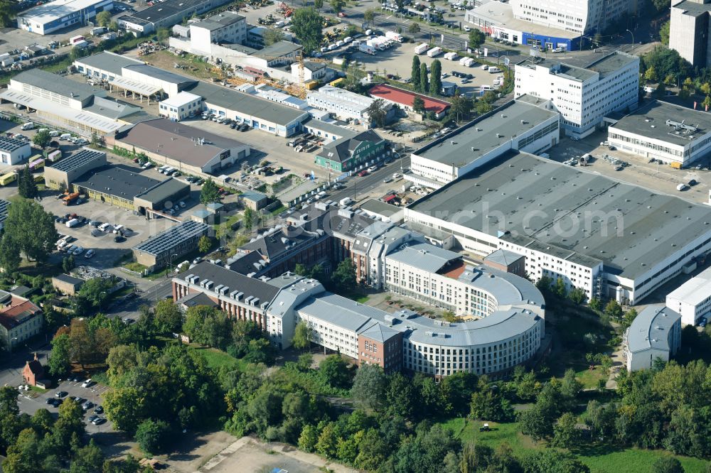 Aerial photograph Berlin - Health and medical center on Herzbergstrasse in Berlin Lichtenberg in the state Berlin, Germany