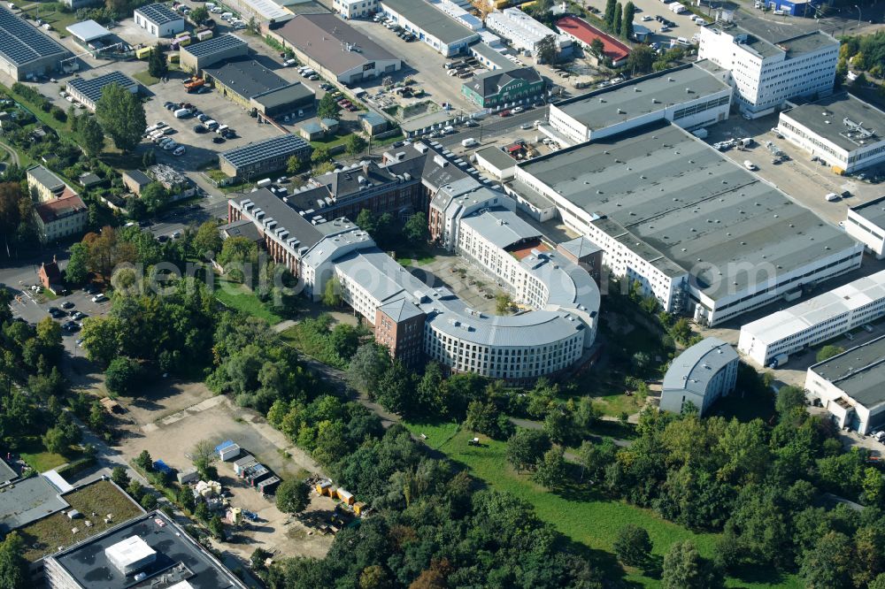 Berlin from the bird's eye view: Health and medical center on Herzbergstrasse in Berlin Lichtenberg in the state Berlin, Germany