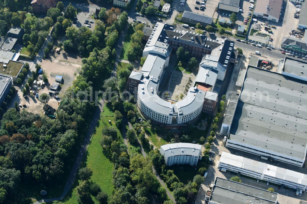 Berlin from above - Health and medical center on Herzbergstrasse in Berlin Lichtenberg in the state Berlin, Germany