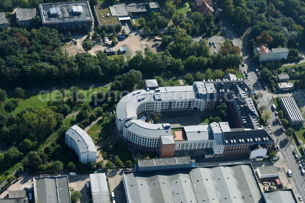 Aerial photograph Berlin - Health and medical center on Herzbergstrasse in Berlin Lichtenberg in the state Berlin, Germany